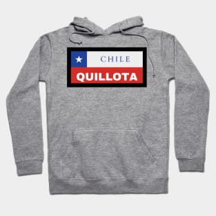 Quillota City in Chilean Flag Hoodie